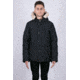 OSC Cross Lasalle Hooded Hip-Length Parka w/ Shearling Trim - Mens, Midnight Black, Small, M02CX-Midnight Black-S