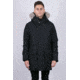 OSC Cross St Johns Hooded Mid-Length Parka w/ Coyote Fur Trim - Mens, Midnight Black, Extra Large, M22CX-Midnight Black-XL