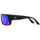 OTIS COASTIN Sunglasses - Mens, Matte Black/Mirror Blue Polar, 61-16-129, 139-2101P