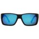 OTIS COASTIN Sunglasses - Mens, Matte Black/Mirror Blue Polar, 61-16-129, 139-2101P