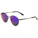 OTIS FLINT REFLECT Sunglasses, Matte Black/Flash Mirror Violet, 51-21-140, 134-2003