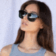 OTIS SUMMER OF 67 Sunglasses, Eco Black/Grey Polar, 50-21.5-145, 142-2103P