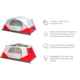 Outbound 10-Person 3-Season Instant Pop-Up Dome Tent w/ Carry Bag and Rainfly, CTI0763241