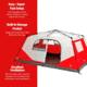 Outbound 10-Person 3-Season Instant Pop-Up Dome Tent w/ Carry Bag and Rainfly, CTI0763241