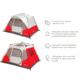 Outbound 6-Person 3-Season Instant Pop-Up Dome Tent w/ Carry Bag and Rainfly, CTI0763239