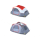 Outbound 8-Person 3-Season 2-Room Lightweight Dome Tent w/ Carry Bag and Rainfly, Red, CTI0765454