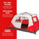 Outbound 8-Person 3-Season Instant Pop-Up Dome Tent w/ Carry Bag and Rainfly, CTI0763240