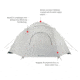 Outbound Cache 8-Person 3-Season Black-Out Dome Tent w/ Carry Bag and Rainfly, CTI0765964
