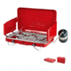 Outbound Portable Propane Gas Camping Stove w/2 Burners, Red, CTI0765813
