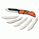 Outdoor Edge Cutlery Razor-Lite EDC Fold Knife (Orange), Orange/ Black RLB-30C