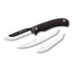 Outdoor Edge Cutlery Razormax Fixed Blade Knife, 3.5in Drop Point 420J2 Blade, Black Rubberized TPR Handle, RMK-10