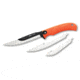 Outdoor Edge Cutlery Razormax Fixed Blade Knife, 3.5in Drop Point 420J2 Blade, Orange Rubberized TPR Handle, RMB-20