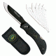 Outdoor Edge RL10C Razor-Lite Knife 3.5in 420J Steel W/Sheath Rubberized, Black