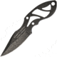 Outdoor Element Phoenix Feather Caping Blade, 3 black stonewash finish D2 tool steel caping bla, PKF