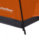 Outdoor Products 8 Person Hexagon Tent With Led Lighted Poles, Orange/Maroon, 50029