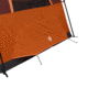 Outdoor Products 8 Person Hexagon Tent With Led Lighted Poles, Orange/Maroon, 50029