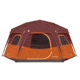 Outdoor Products 8 Person Hexagon Tent With Led Lighted Poles, Orange/Maroon, 50029