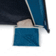 Outdoor Products Sun Shade, 8ft X 6ft, Blue/Teal/White/Gray, 50023