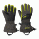 Outdoor Research Adrenaline Gloves - Kids-Charcoal/Black/Lemongrass-Small