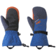 Outdoor Research Adrenaline Mitts - Kids, Cobalt/Naval Blue/Burnt Orange, Small, 2431971322006