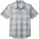 Outdoor Research Astroman Short Sleeve Sun Shirt - Men's, Lead Plaid, Small, 2822781991006