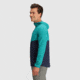 Outdoor Research Astroman Sun Hoodie - Mens, Tropical/Naval Blue, XL, 2822822351009
