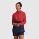 Outdoor Research Astroman Sun Hoodie - Womens, Rhubarb/Naval Blue, XL, 2799812335009