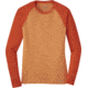 Outdoor Research Echo Long Sleeve Tee - Womens, Cantaloupe/Lava, Extra Small, 2694721789005