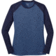 Outdoor Research Echo Long Sleeve Tee - Womens, Chambray/Twilight, Small, 2694721790006