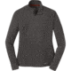 Outdoor Research Echo Quarter Zip - Womens, Pewter, Large, 2714730008008