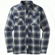 Outdoor Research Feedback Flannel Shirt - Men's-Black/Baltic-Small