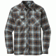 Outdoor Research Feedback Flannel Shirt - Men's-Night/Saddle-Large
