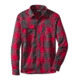 Outdoor Research Feedback Flannel Shirt - Men's-Redwood/Black-Small