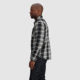 Outdoor Research Feedback Flannel Twill Shirt - Mens, Black Plaid, Medium, 3005131107007