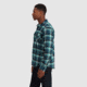 Outdoor Research Feedback Flannel Twill Shirt - Mens, Harbor Plaid, Small, 3005132608006