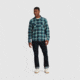 Outdoor Research Feedback Flannel Twill Shirt - Mens, Harbor Plaid, Small, 3005132608006