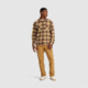 Outdoor Research Feedback Flannel Twill Shirt - Mens, Hickory Plaid, 3XL, 3005132607011