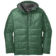 Outdoor Research Floodlight Down Jacket - Mens, Jungle/Charcoal, Small, 2448051354006