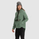 Outdoor Research Grayland Fleece Pullover Hoodie - Womens, Balsam/Verde, 2XL, 3005322506010