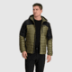 Outdoor Research Helium Down Hoodie Jacket - Mens, Ranger Green/Black, M, 2775722779007