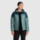 Outdoor Research Helium Down Hoodie Jacket - Womens, Neptune/Harbor, XL, 2775912786009
