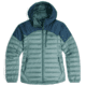 Outdoor Research Helium Down Hoodie Jacket - Womens, Neptune/Harbor, XL, 2775912786009