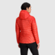 Outdoor Research Helium Down Hoodie Jacket - Womens, Sunrise, S, 2775912760006