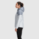 Outdoor Research Helium Down Hoodie - Womens, Titanium/Slate, Medium, 2775912383007