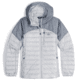 Outdoor Research Helium Down Hoodie - Womens, Titanium/Slate, Medium, 2775912383007
