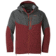 Outdoor Research Hemispheres Jacket - Mens, Firebrick/Storm, Large, 2680731416008