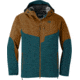 Outdoor Research Hemispheres Jacket - Mens, Treeline/Saddle, Large, 2680732065008