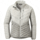 Outdoor Research Illuminate Down Jacket - Womens, Sand/Slate, Medium, 2681091311007