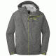 Outdoor Research Interstellar Jacket, Men's, Pewter/Lemongrass, XL 264419-pt/lemgr-XL