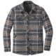 Outdoor Research Kalaloch Reversible Shirt Jacket - Mens, Storm Plaid, Small, 2681131398006